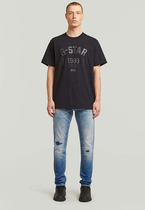 G-STAR - 89 back gr loose r t - dk black
