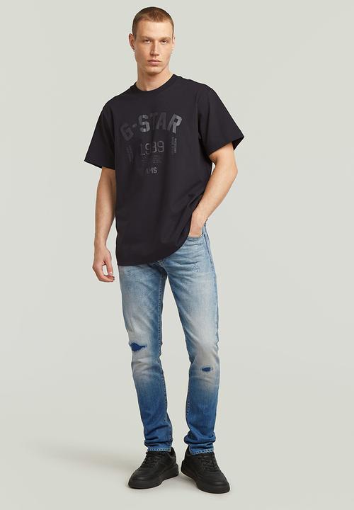 G-STAR - 89 back gr loose r t - dk black