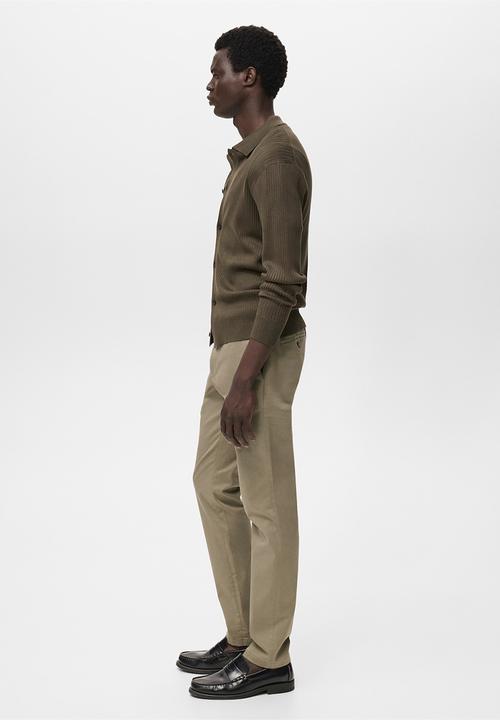 MANGO - Pantalon Barna - Medium Gray