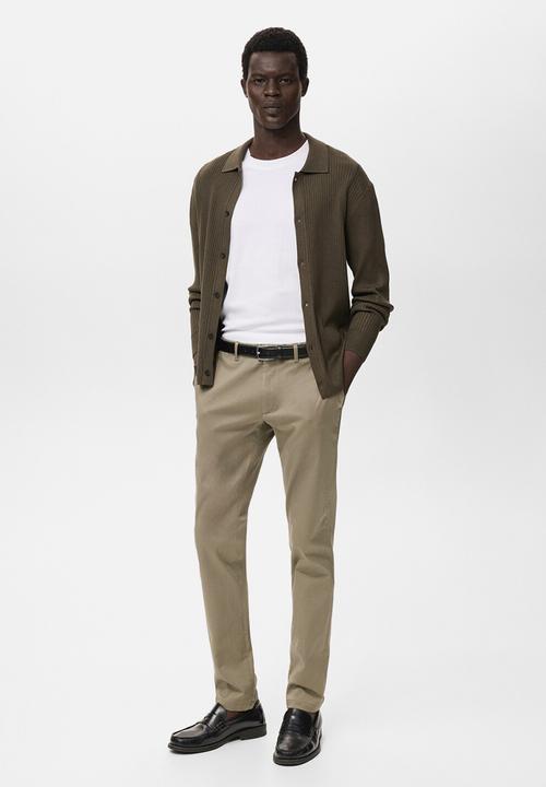 MANGO - Pantalon Barna - Medium Gray