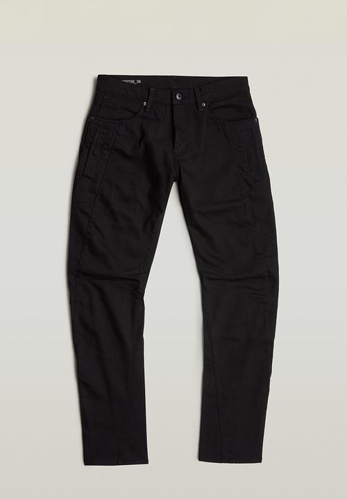 G-STAR - Nero black stretch denim r - pitch black