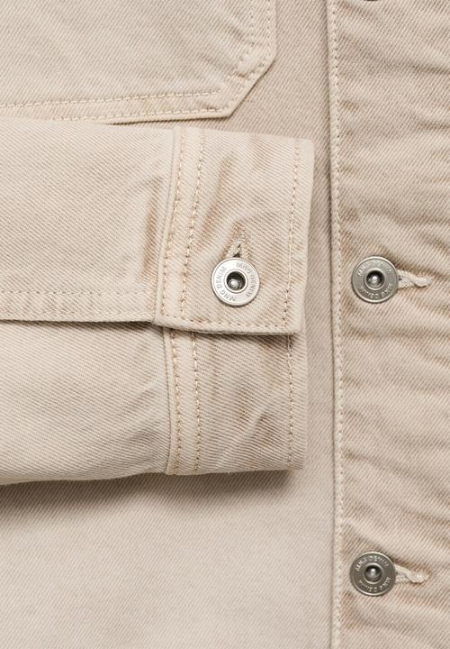MANGO - Cazadora Ryan Denim Jacket  - Sand