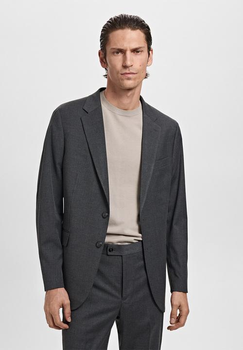 MANGO - Americana Milan - Dark Grey
