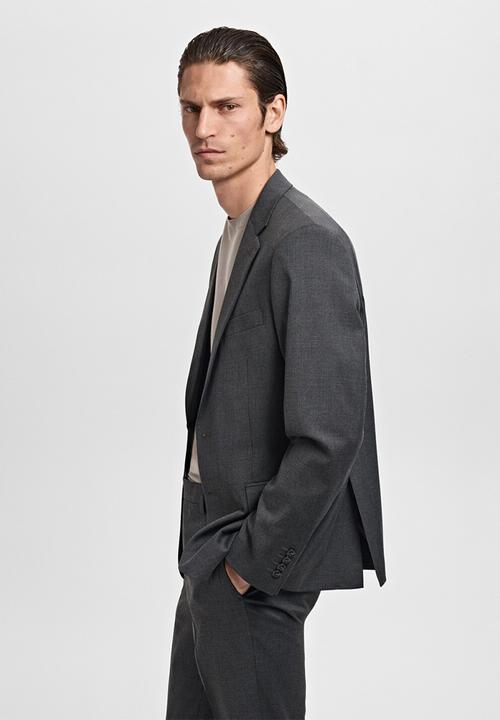 MANGO - Americana Milan - Dark Grey