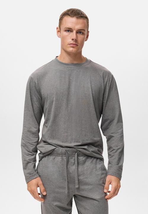 MANGO - Pijama Pack Nightset - Grey