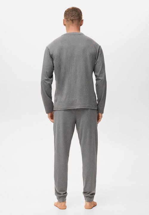 MANGO - Pijama Pack Nightset - Grey