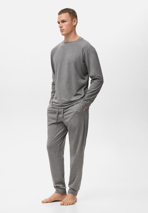 MANGO - Pijama Pack Nightset - Grey