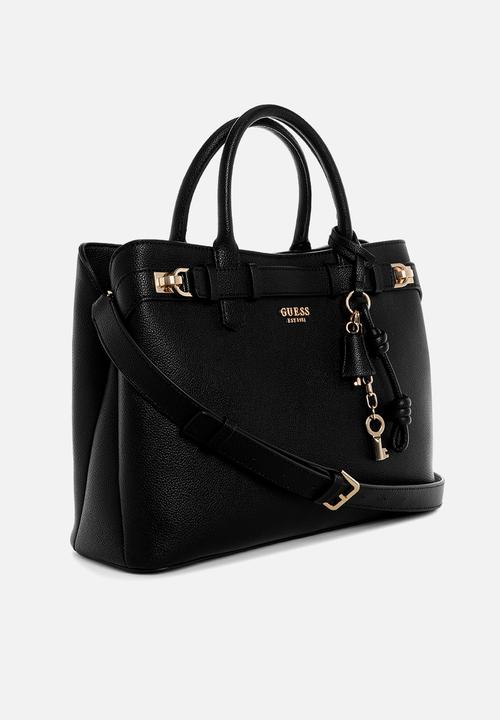 GUESS - Gregoria Large Gfriend Satchel Bag - Black