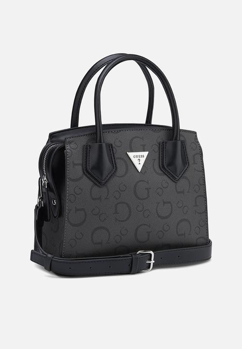 GUESS - Dorval Satchel Bag- Black