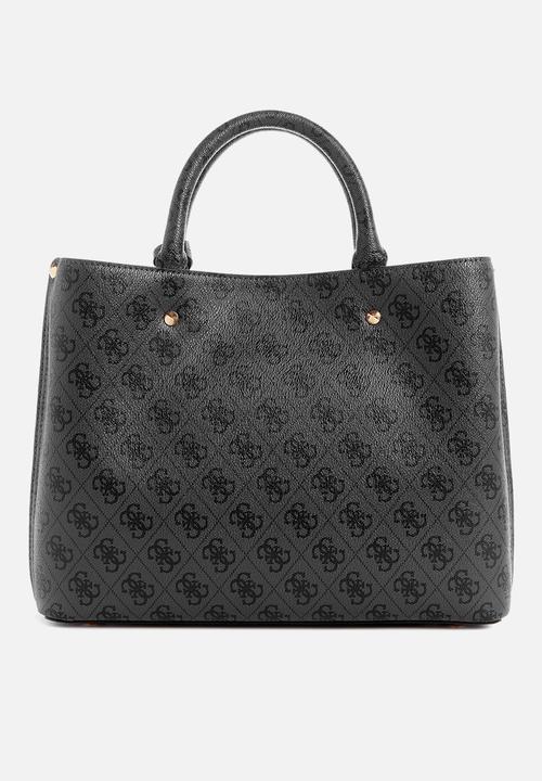 GUESS - Meridian Ii Girlfriend Satchel Bag - Black