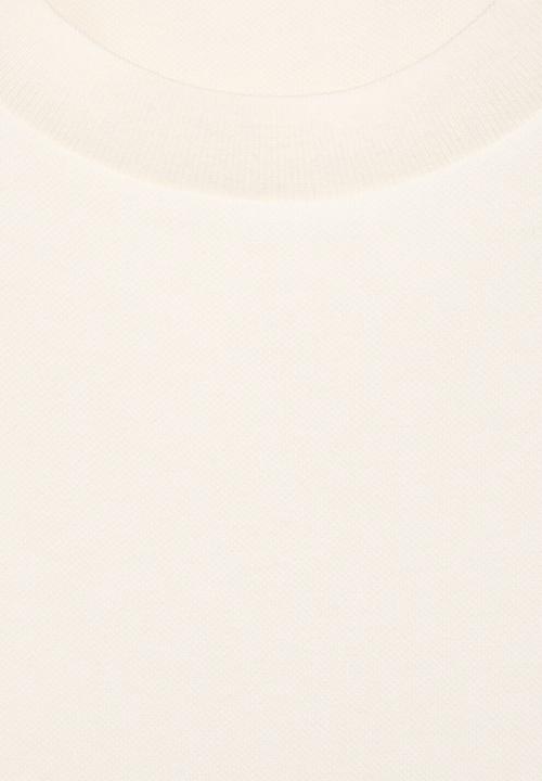 MANGO - Camiseta pico - light beige