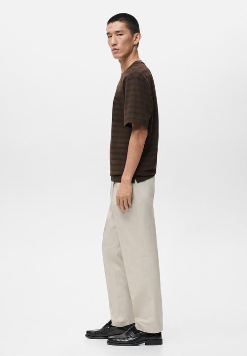 MANGO - Camiseta Anouks - Light Brown