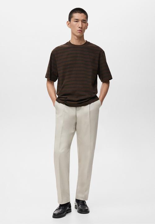 MANGO - Camiseta Anouks - Light Brown
