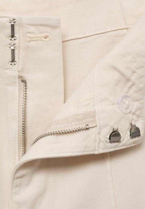 MANGO - Trousers lua -  light beige