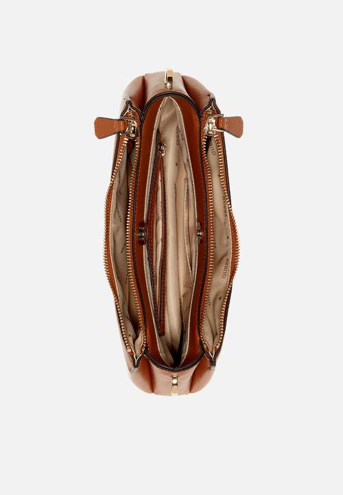 GUESS - Noelle Ii 3 Comp Crossbody Bag - Brown