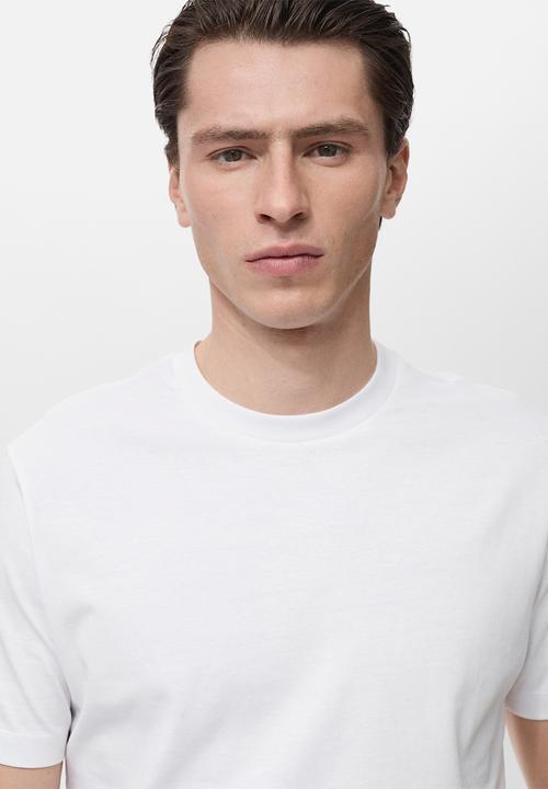 MANGO - Camiseta Cherlo - White