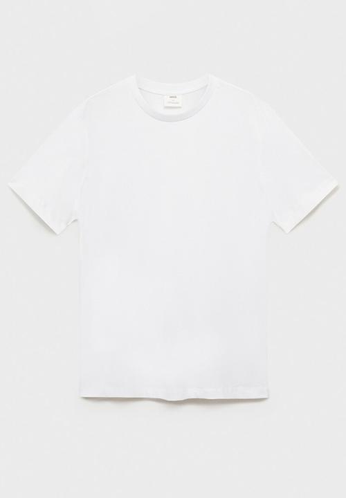 MANGO - Camiseta Cherlo - White