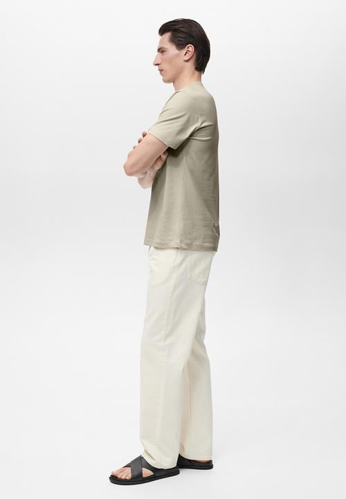 MANGO - Camiseta Cherlo - Sand