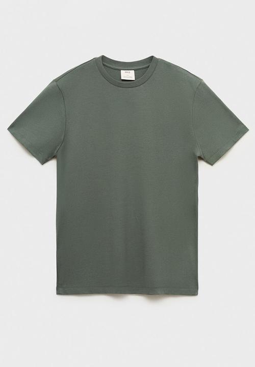 MANGO - Camiseta Cherlo - Khaki