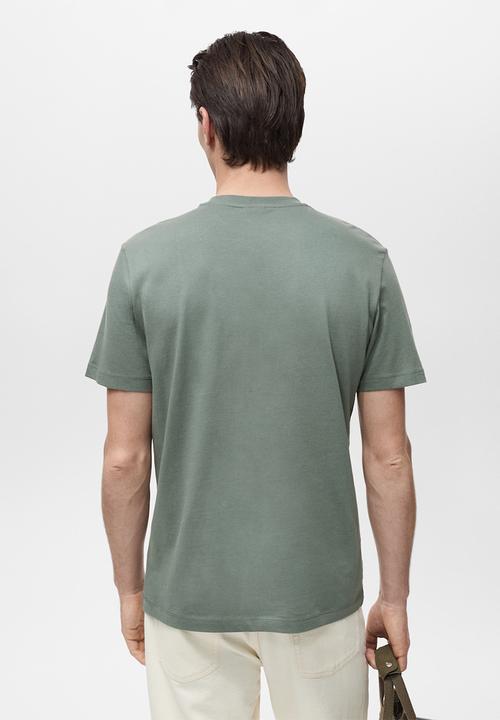 MANGO - Camiseta Cherlo - Khaki