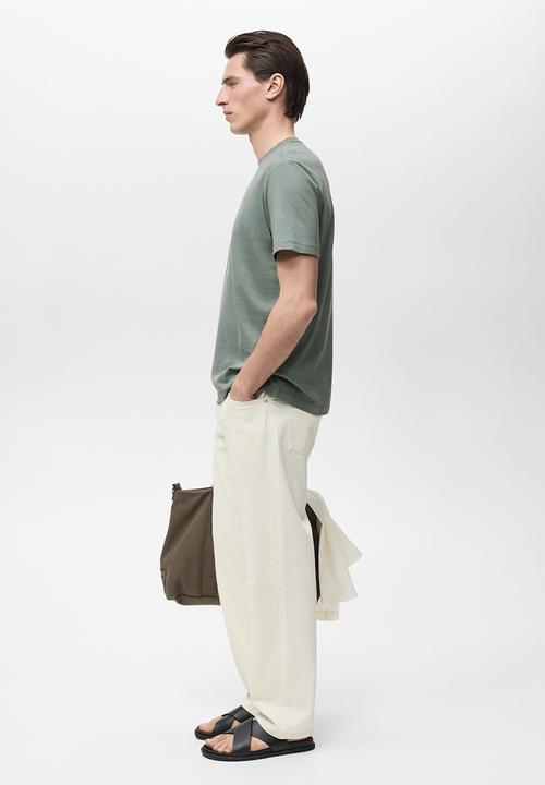 MANGO - Camiseta Cherlo - Khaki