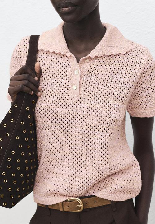 MANGO - Jersey limusin - light/ pastel pink