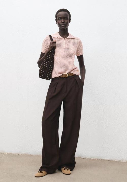 MANGO - Jersey limusin - light/ pastel pink