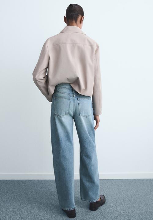 MANGO - Jeans bet - open-blue