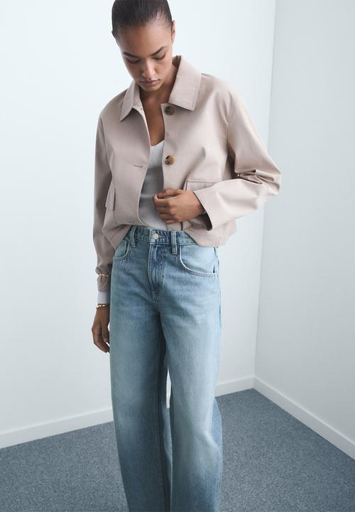 MANGO - Jeans bet - open-blue