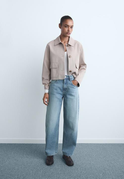 MANGO - Jeans bet - open-blue