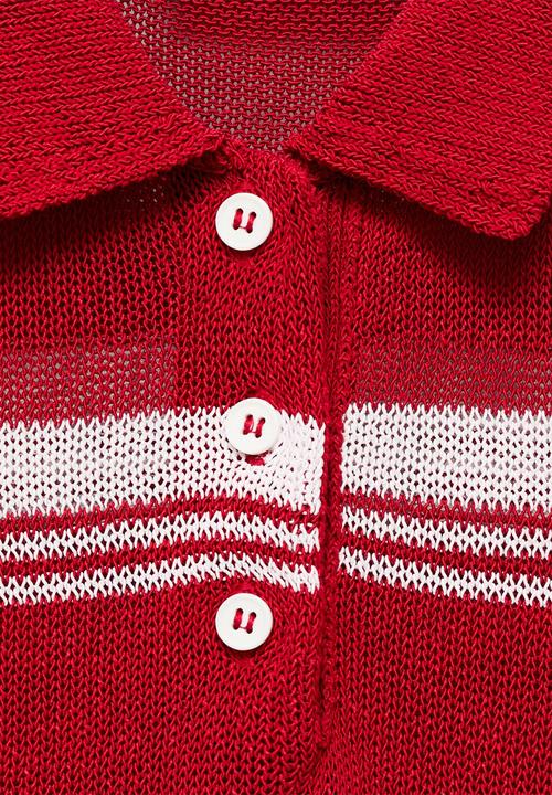 MANGO - Jersey polito - red