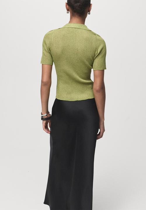 MANGO - Jersey tomaso - light/ pastel green