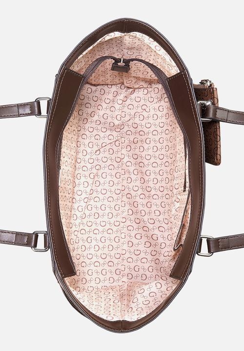 GUESS - Granby Tote Bag- Brown