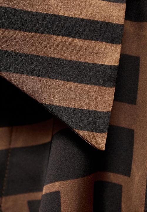 MANGO - Dress trini -  brown