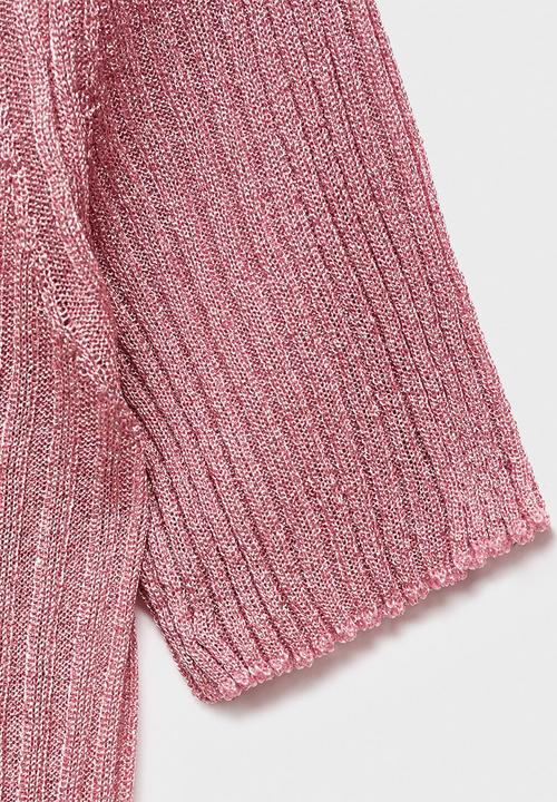MANGO - Jersey tomaset - light pastel pink