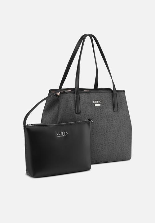 GUESS - Portini Trap Tote Bag- Black