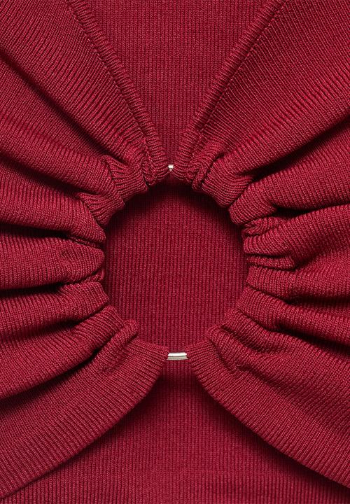 MANGO - Top gerard - dark red