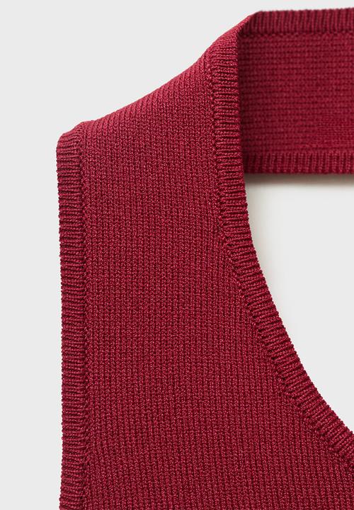 MANGO - Top gerard - dark red