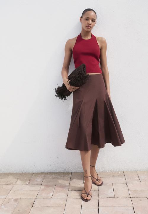 MANGO - Top gerard - dark red