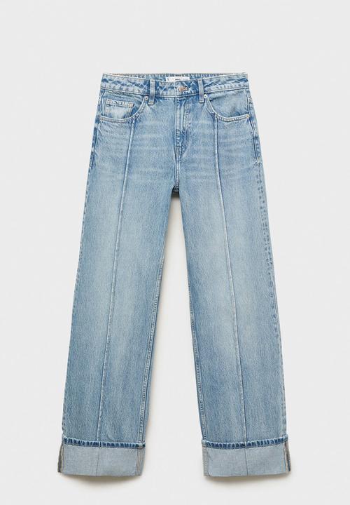 MANGO - Jeans sienna - open blue