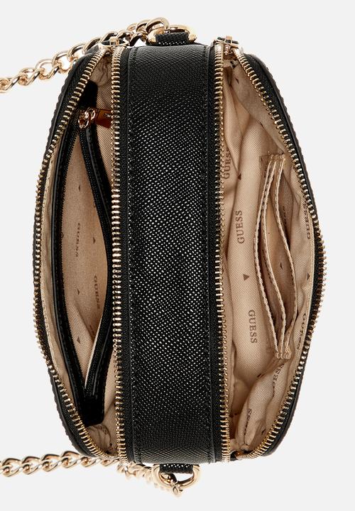 GUESS - Noelle ii camera crossbody- black