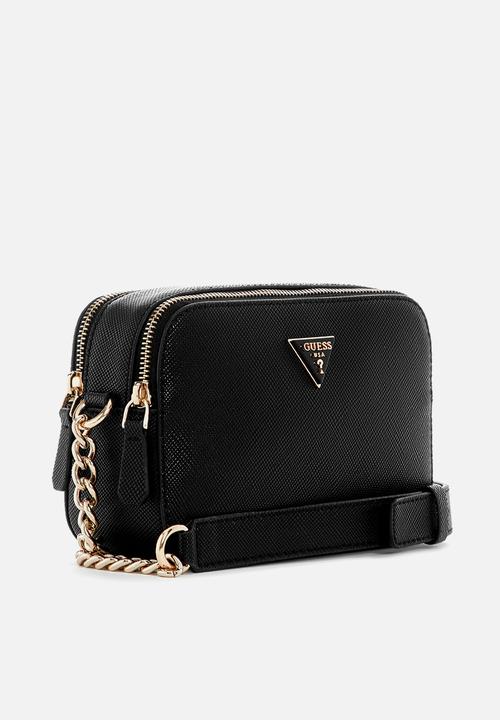 GUESS - Noelle ii camera crossbody- black