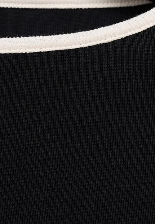 MANGO - Camiseta porta - black