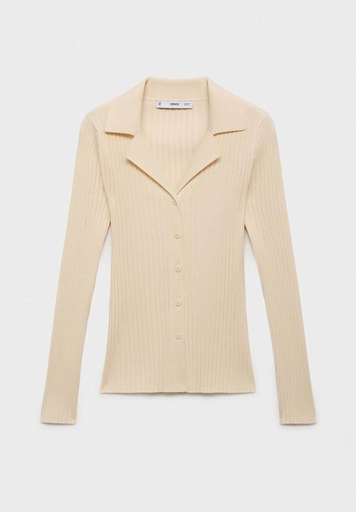 MANGO - Cardigan Latte - Light Beige