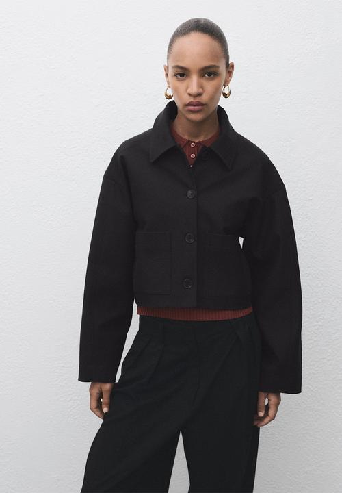 MANGO - Chaqueta liz - black