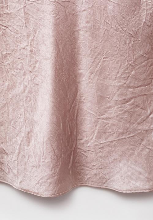 MANGO - Blusa raida - light pastel pink