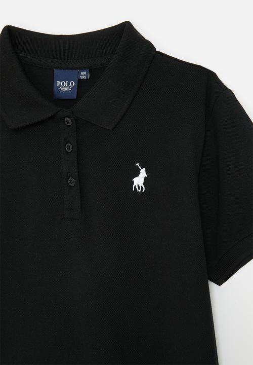 POLO - Core girls dakota short sleeve golfer dress - black
