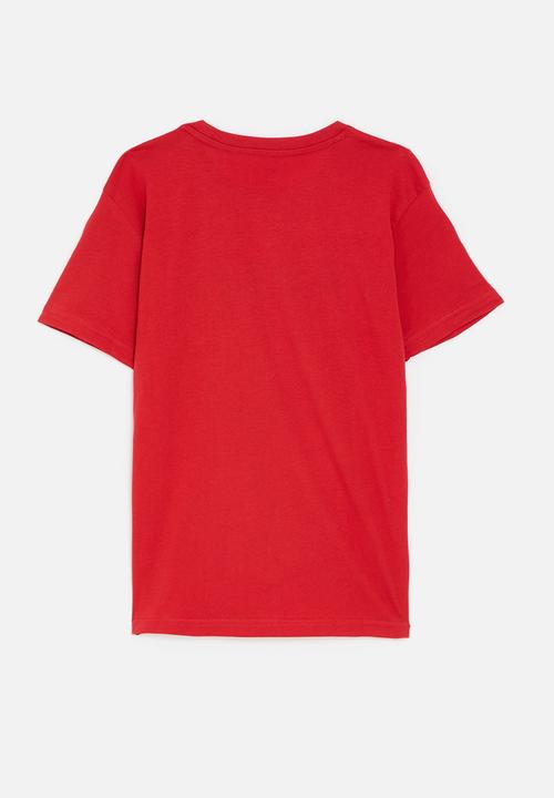 POLO - Boys logan crested short sleeve tee - samba red