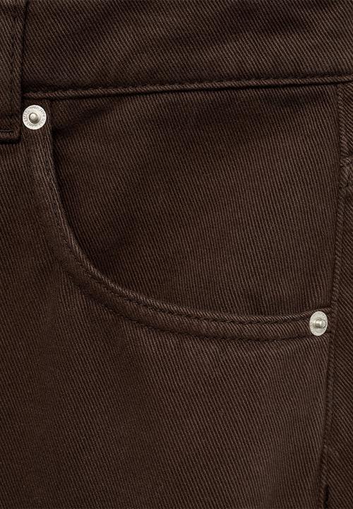 MANGO - Jeans Charlot - Dark Brown