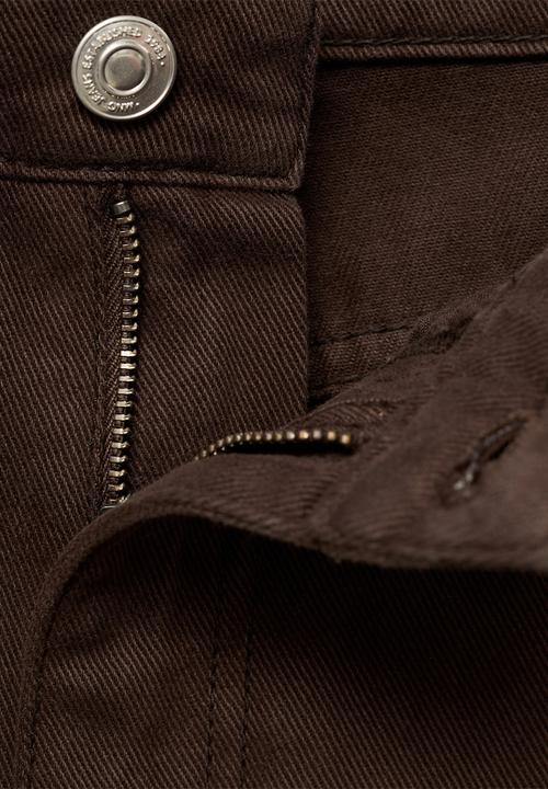 MANGO - Jeans Charlot - Dark Brown